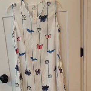 Cotton/Linen Blend Maxi Dress